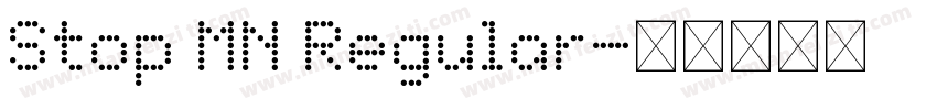 Stop MN Regular字体转换